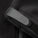 Detalje af M-Tac Alpha Microfleece Jakke Gen.II med slidstærkt fleece og nylonforstærkning, ideel til taktiske og udendørs brug.