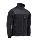 M-Tac Alpha Microfleece Jakke Gen.II med holdbar fleece og nylon forstærkninger, ideel til taktisk brug og outdoor-aktiviteter i koldt vejr.