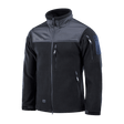 M-Tac Alpha Microfleece Jakke Gen.II i sort med Oxford nylonforstærkninger, perfekt til taktisk og outdoor brug i koldt vejr.