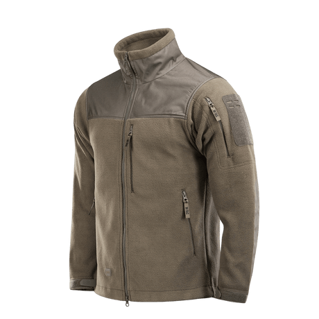 M-Tac Alpha Microfleece Jakke Gen.II i forstærket fleece, ideel til taktisk og udendørs brug i koldt vejr