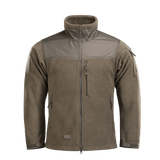 M-Tac Alpha Microfleece Jakke Gen.II i solidt design med forstærket fleece og Oxford nylon, ideel til taktisk og outdoor brug i koldt vejr.