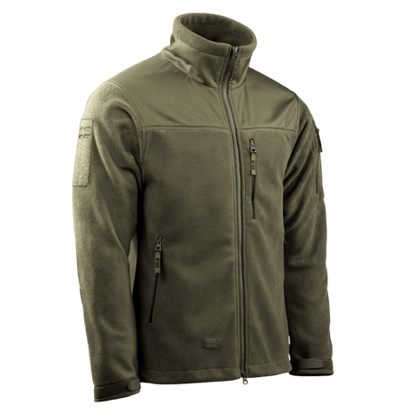 M-Tac Alpha Microfleece Jakke Gen.II i slidstærkt fleece og nylon til taktisk og outdoor brug i koldt vejr, designet til ECWCS.