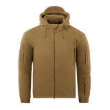 M-Tac Division Gen.II Windblock Fleecejakke i brun, perfekt til beskyttelse mod vind og kulde med WindBlock-membran.