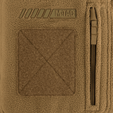 Detaljer af M-Tac Division Gen.II Windblock Fleecejakke med WindBlock-membran og lynlås, der sikrer maksimal varme og vindbeskyttelse.