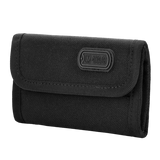 M-Tac Pung Elite - Slidstærk sort nylonpung i militærstil, praktisk til kreditkort og småpenge.