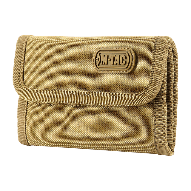 M-Tac Pung Elite Gen.II i slidstærkt Cordura 500D med YKK lynlåse og stilfuldt M-Tac logo, ideel til kontanter, kort og dokumenter.