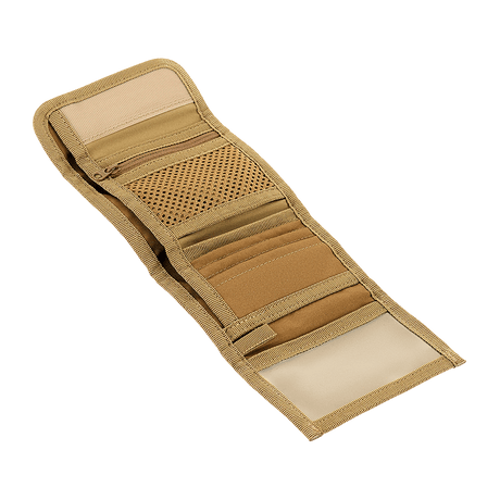 M-Tac Pung Elite Gen.II i slidstærkt Cordura 500D med flere rum og YKK lynlåse til sikker opbevaring af kontanter og kort.