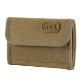 M-Tac Pung med Patch Panel Elite Gen. II i robust Oxford og Cordura 500D, med rum til sedler, kort og mønter, set fra siden.