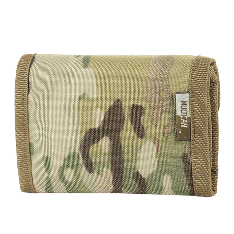 M-Tac Pung med Patch Panel Elite Gen. II i camouflage mønster, ideel til opbevaring af kontanter og kort i slidstærkt Cordura 500D materiale.