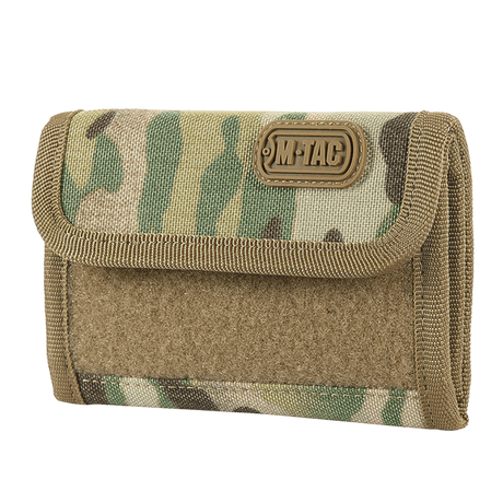 M-Tac Pung med Patch Panel Elite Gen. II i slidstærkt Oxford og Cordura 500D materiale, designet til kontanter og kortopbevaring.