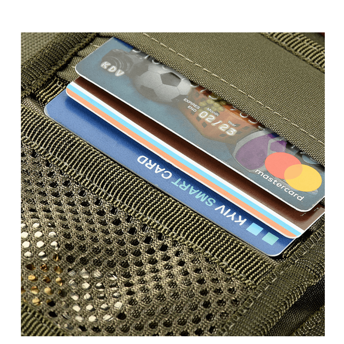 M-Tac Pung med Patch Panel Elite Gen. II i slidstærkt materiale med lommer til kort og småpenge.