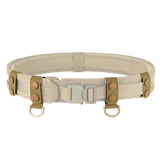 M-Tac Taktiske Bæltefittings (5 stk.) beige bælte med D-ringe til fastgørelse af politibælte og ekstra udstyr.
