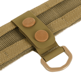 M-Tac Sæt af 2 – Duty Belt Keepers med to D-ringe til taktiske bælter, sikrer udstyr under aktiv tjeneste, passer til 2" bælter.