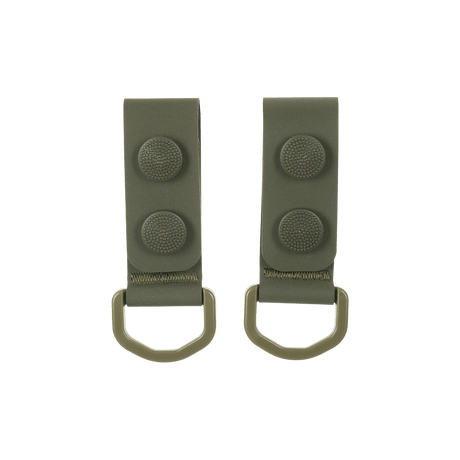 M-Tac Sæt af 2 – Duty Belt Keepers med D-ringe til sikker fastgørelse af udstyr, designet til politi og sikkerhedspersonale.