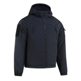 M-Tac Alpha Gen.III Pro Vinterjakke i sort, vandtæt nylon, velegnet til temperaturer ned til -20° C, med justerbar hætte og manchetter.