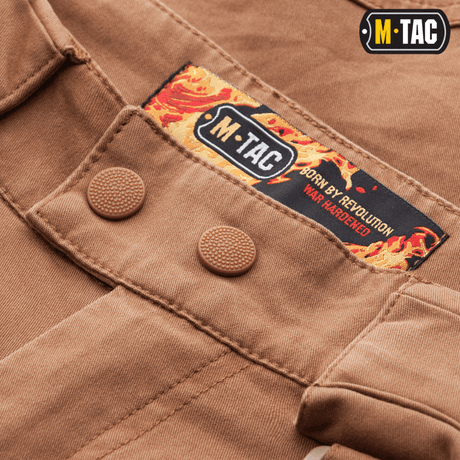 M-Tac Bukser Aggressor Vintage med tyk bomuldsstof og vintage-behandling, industrivasket for komfort og stil, med YKK hardware.