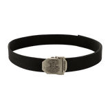 M-Tac Thors Hammer Bælte – Militærstil og funktionalitet, sort nylonbælte med Thor's Hammer metalspænde, 38 mm bred, 130 cm lang