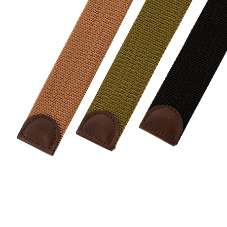 Tre M-Tac Thors Hammer Bælte i forskellige farver, militærstil og funktionalitet. Perfekt til hverdag, jagt eller feltbrug.