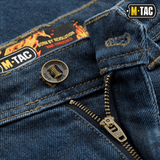 M-Tac Jeans Tactical Gen. I Cordura Regular Fit med robust lynlås og holdbare syninger, ideel til både hverdag og friluftsliv.