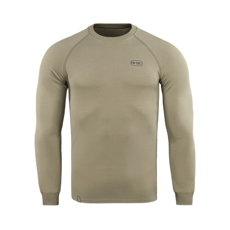 M-Tac Raglan Athlete i coyote farve, minimalistisk sweatshirt med raglanærmer for optimal bevægelsesfrihed, perfekt til hverdag og sport.
