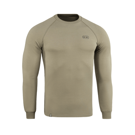 M-Tac Raglan Athlete sweatshirt med raglanærmer i coyote farve, ideel til sport og hverdag, fremstillet af bomuld og elastan