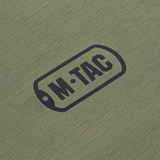 M-Tac Raglan Athlete i oliven farve med logo, ideel til hverdag og sport. Komfortabel trøje med raglanærmer og elastan for bevægelsesfrihed.