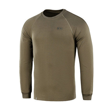 M-Tac Raglan Athlete sweatshirt med raglanærmer i olivengrøn, perfekt til sport og hverdag. Lavet af 95% bomuld, 5% elastan.