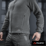 M-Tac Nord Polartec Fleecejakke fremstillet af premium Polartec® 200 Series fleece med høj varmeisolering, ideel til hverdag og sport.