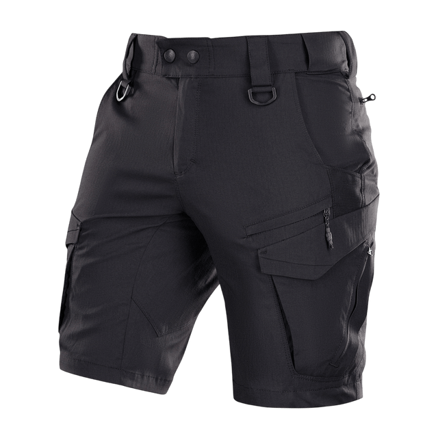 M-Tac Aggressor Summer Flex Shorts i letvægts Flex Rip-Stop stof med 7 lommer, elastisk talje og D-ringe til udstyr