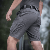 M-Tac Aggressor Summer Flex Shorts i ripstop-stof med lommer, velegnet til udendørs aktiviteter og hverdagsbrug.