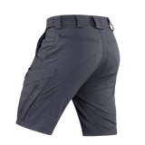 M-Tac Aggressor Summer Flex Shorts i Flex Rip-Stop stof, letvægts og åndbare, set bagfra med funktionelle lommer og elastisk talje.