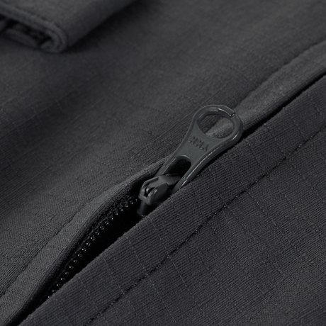 Lynlås detalje på M-Tac Aggressor Summer Flex Shorts i Flex Rip-Stop stof