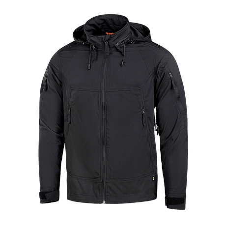 M-Tac Flash Jakke i sort, letvægts og alsidig til vandreture, sport og aktiv hverdag. Nem at kombinere med almindeligt tøj.