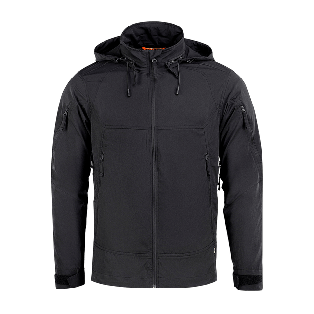 M-Tac Flash Jakke i sort, let og alsidig til vandreture, sport og hverdag, perfekt at kombinere med fleece eller termoundertøj.