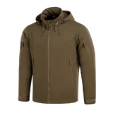 M-Tac Flash Jakke i olivengrøn farve, letvægts, alsidig jakke til vandreture og hverdag, uden velcrofelter, kompatibel med fleece.