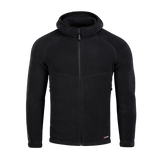 Sort M-Tac Sprint Fleece Sweatshirt Polartec hættetrøje designet til komfort og holdbarhed