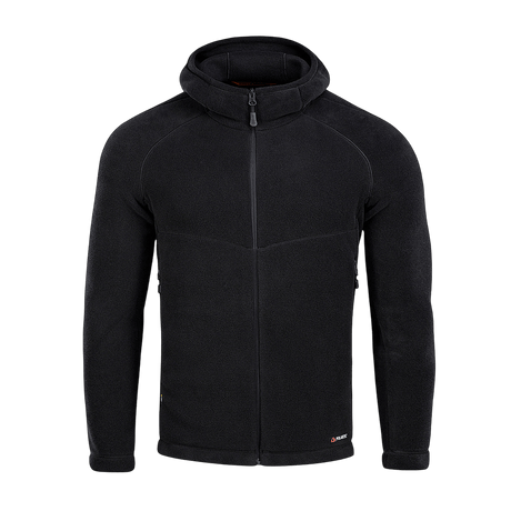 Sort M-Tac Sprint Fleece Sweatshirt Polartec hættetrøje designet til komfort og holdbarhed
