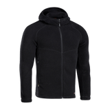 Sort M-Tac Sprint Fleece Sweatshirt Polartec med hætte, holdbar fleece ideel til hverdagsbrug og aktivitet. Lavet af Polartec® 200 Series materiale.