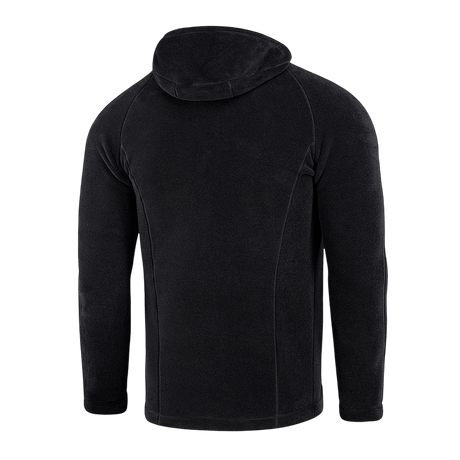 Bagside af M-Tac Sprint Fleece Sweatshirt Polartec i sort, designet til komfort med Polartec 200 Series fleece.
