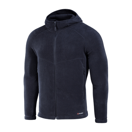 M-Tac Sprint Fleece Sweatshirt Polartec i sort med hætte og lynlås, lavet af holdbart og varmt Polartec® 200 Series fleece.