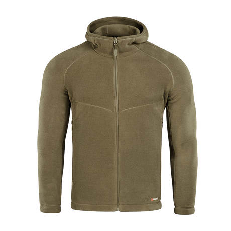 M-Tac Sprint Fleece Sweatshirt Polartec i grønt med hætte, lavet af Polartec 200 Series fleece for komfort og holdbarhed. Ideel til hverdag og aktivitet.