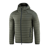 M-Tac Stalker Gen.III Jakke, moderne olivengrøn jakke med G-LOFT isolering og justerbar hætte, perfekt til overgangssæsonen.