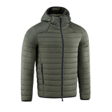 M-Tac Stalker Gen.III Jakke i olivengrøn med hætte, let design og høj komfort, velegnet til overgangssæsonen.