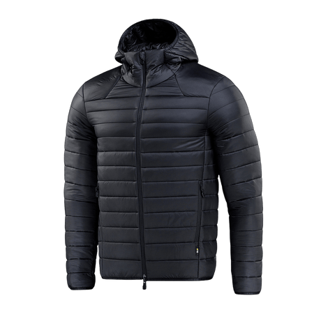 M-Tac Stalker Gen.III Jakke i sort med hætte, stilfuld og varm jakke til overgangssæsonen, isoleret med G-LOFT.