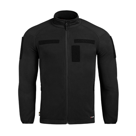 M-Tac Combat Fleece Polartec Jakke i sort med Polartec® fleece, YKK lynlåse og elastiske manchetter. Ideel til taktisk anvendelse.