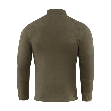 M-Tac Combat Fleece Polartec Jakke set bagfra med avanceret design, lavet af slidstærk Polartec® fleece, perfekt til taktisk brug.