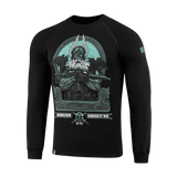 M-Tac Raglan Odin Mystery med nordisk mytologi motiv af Odin, sort t-shirt med tryk, komfortabel pasform, bomuld elastan blanding