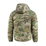 M-Tac Alpha Gen.IV Pro Primaloft Vinterjakke i Multicam, bagsidevisning af premium jakke med høj slidstyrke og vandafvisende materiale.