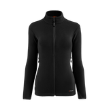 M-Tac Sweater Nord Fleece Polartec Dame i sort med lang lynlås og stand-up krave til kvinders komfort og varme.