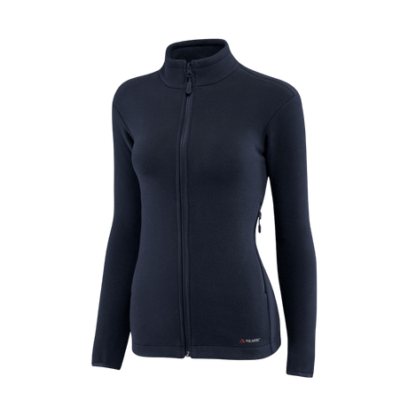 M-Tac Sweater Nord Fleece Polartec Dame i sort farve med YKK-lynlås og stand-up krave, lavet af Polartec® 200 Series fleece til kvinder.